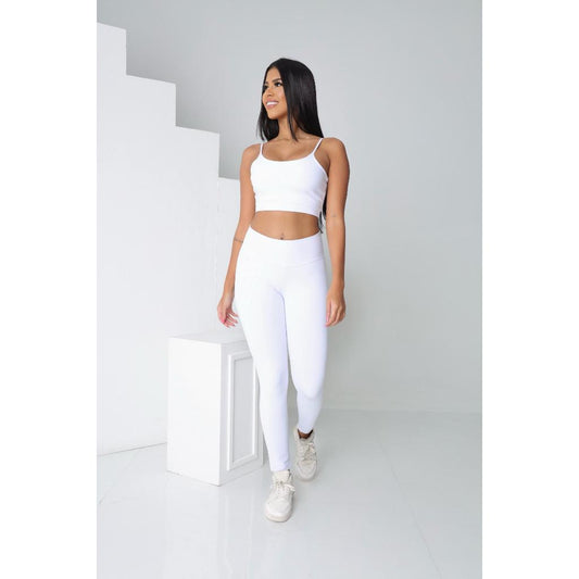 Conjunto Fitness Poliamida Top Alcinha + Legging
