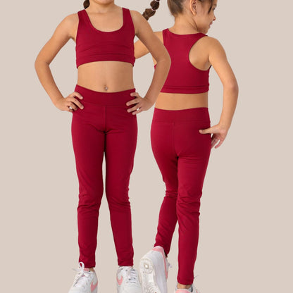 Kit 2 Leging Infantil Menina- Lisa, Básica e Confortável.