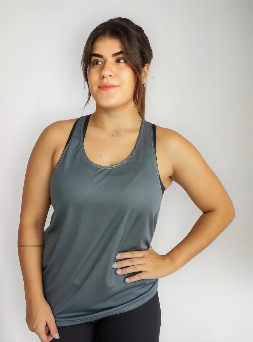 Regata Feminina Fitness Poliéster Dry Fit