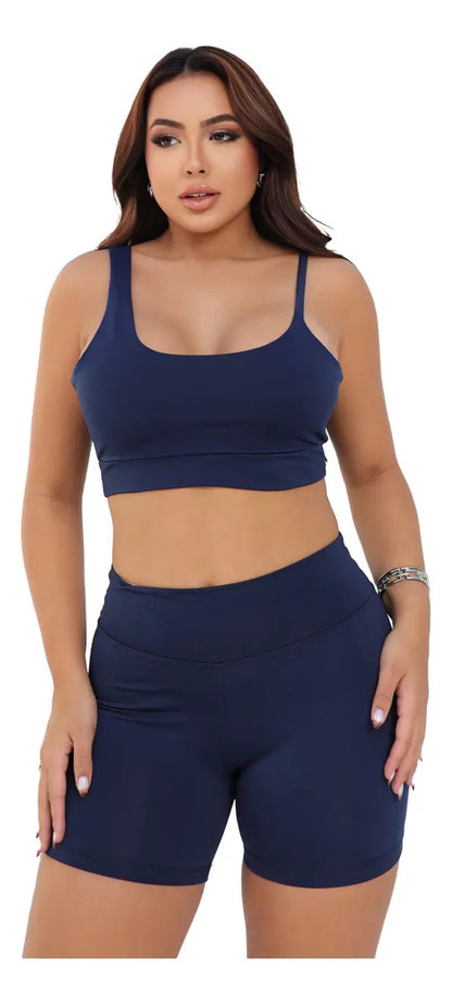 Conjunto Liz Top Assimétrico + Short Curto Suplex Premium