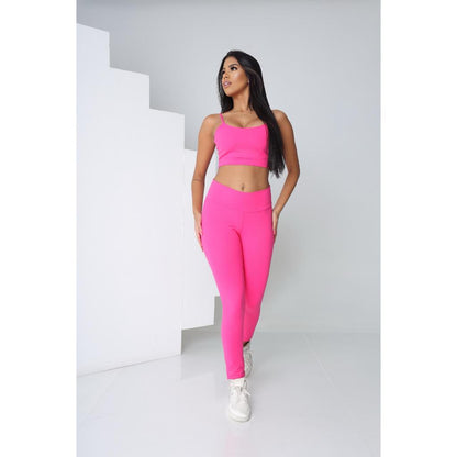 Conjunto Fitness Poliamida Top Alcinha + Legging
