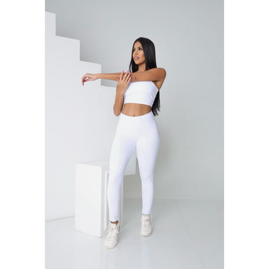 Conjunto Fitness Poliamida Top Alcinha + Legging