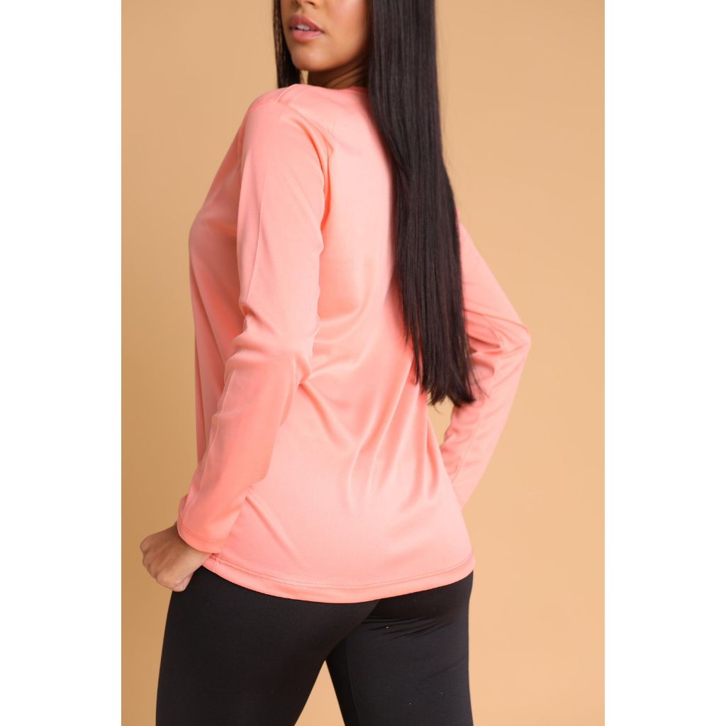 Blusa de Manga Longa 100%Poliéster