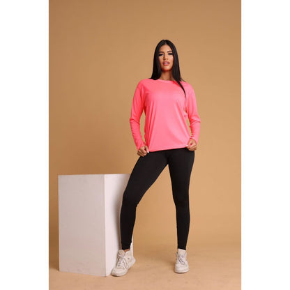 Blusa de Manga Longa 100%Poliéster