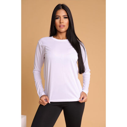 Blusa de Manga Longa 100%Poliéster