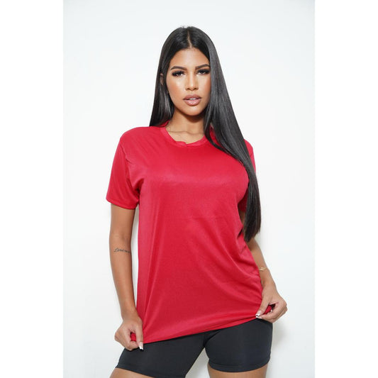 Camiseta Esportiva Dry Fit Básica Poliéster