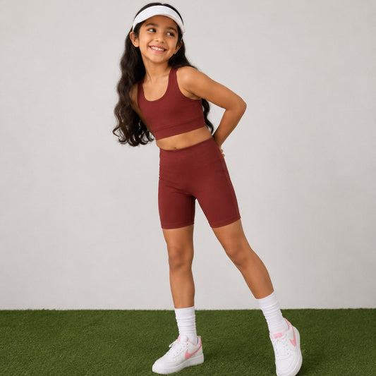 Conjunto Infantil Menina Top + Short Longo