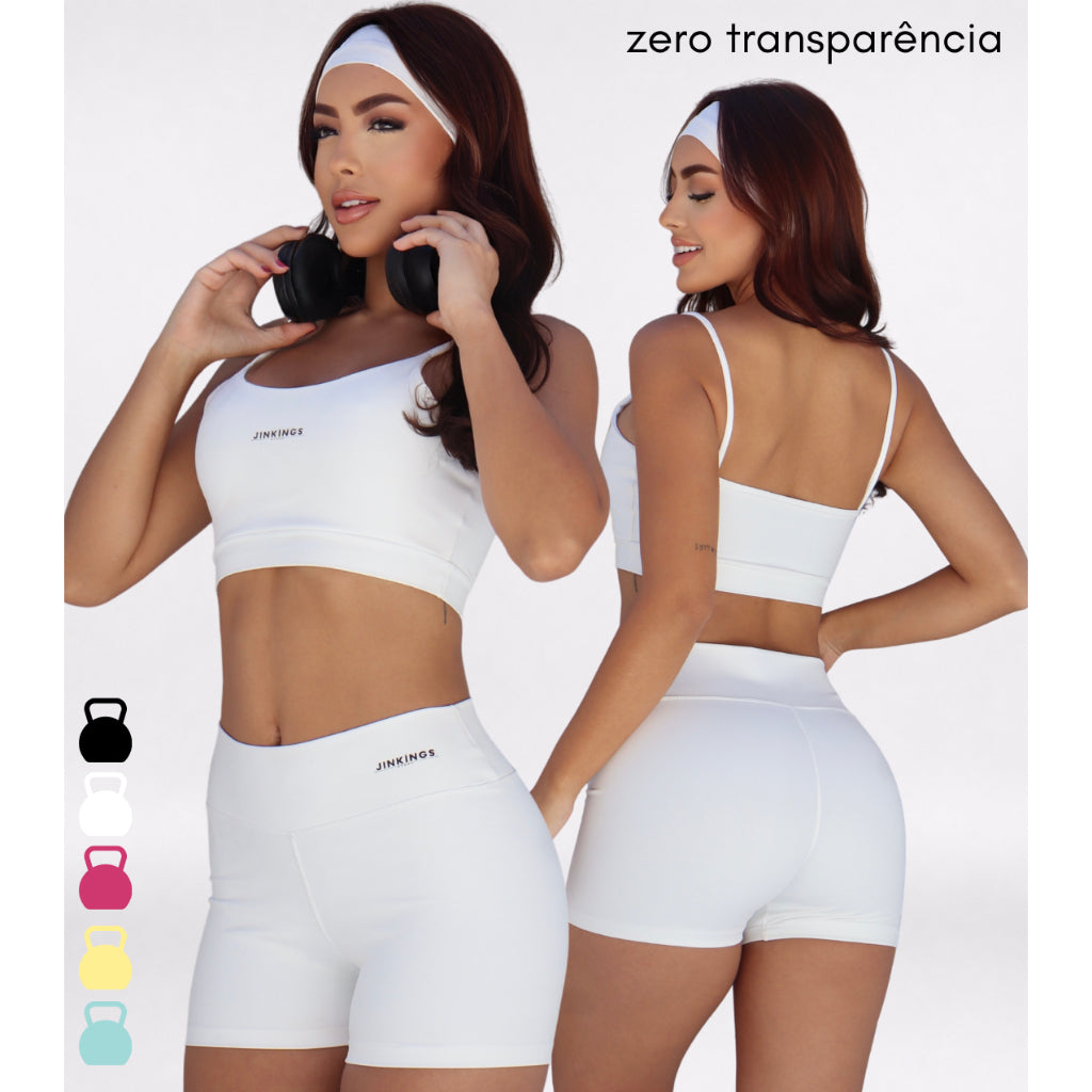 Conjunto Feminino Fitness Jinkings Top +Short