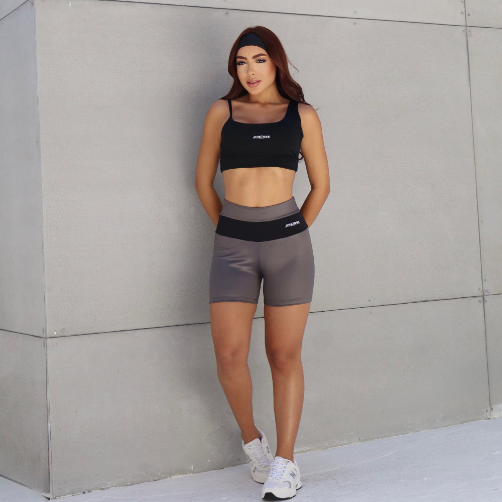 Conjunto Prisma  Top Assimétrico + Short Cirre