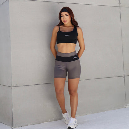 Conjunto Prisma  Top Assimétrico + Short Cirre