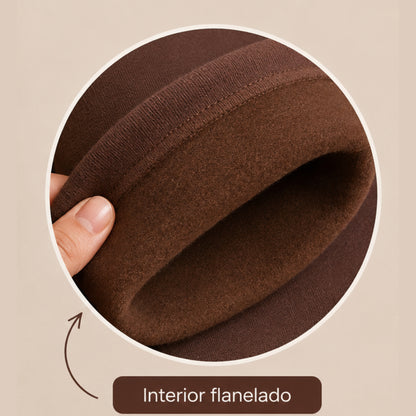 Conjunto de Inverno para Academia, Legging Flanelada + Top Manga Longa