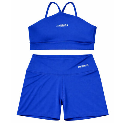 Conjunto Ayla Top em V + Short Curto Suplex Premium Fitness