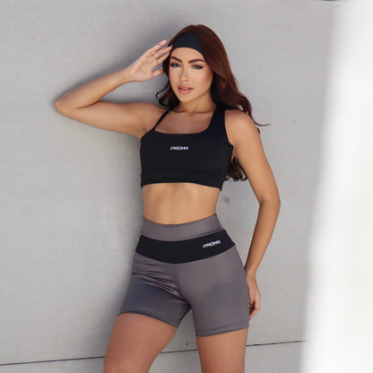 Conjunto Prisma  Top Assimétrico + Short Cirre