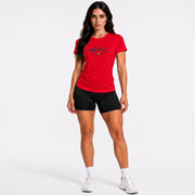 Conjunto Feminino Copa Brasil 2026 Camiseta Elanca Estilo Dryfit DTF Estampado Short Suplex Curto