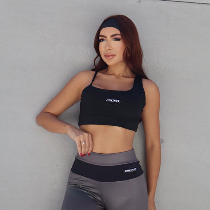 Conjunto Prisma  Top Assimétrico + Short Cirre