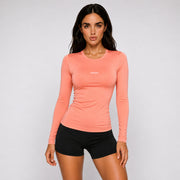 Conjunto Luna Blusa Manga Longa + Short Curto Esportivo