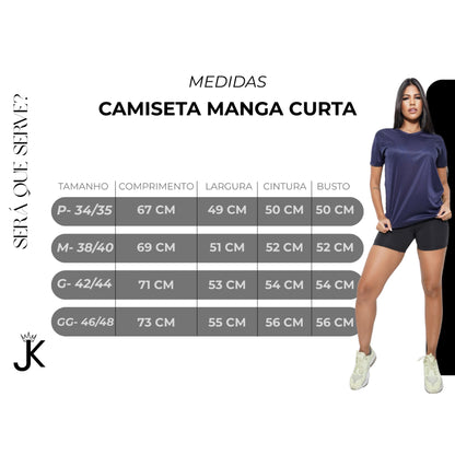 Conjunto Feminino Copa Brasil 2026 Camiseta Elanca Estilo Dryfit DTF Estampado Short Suplex Curto