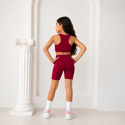 Conjunto Infantil Menina Top + Short Longo