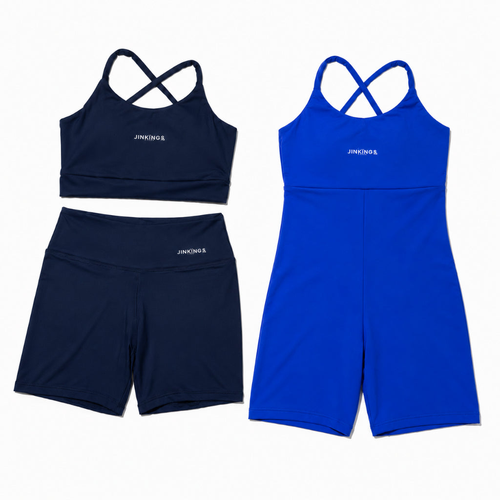 Conjunto Virginia + Macaquinho Alcinha- Top Multiformas, Short Curto e Macaquinho de Academia