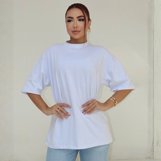 Kit 3 Camisetas Over Size Feminina Esportiva Casual Essencial Larga e Grande