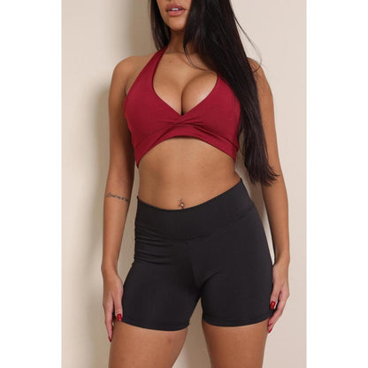Top Decotado, Costas Abertas, Feminino.