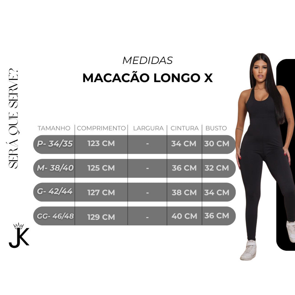 Kit 2 Macaquinhos X Longo e Curto Esportivo Feminino Academia Alça Larga Suplex Elástico Forrado