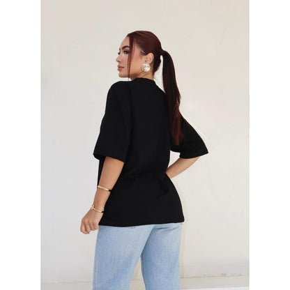 Camiseta Feminina Estampada Tomate Oversized
