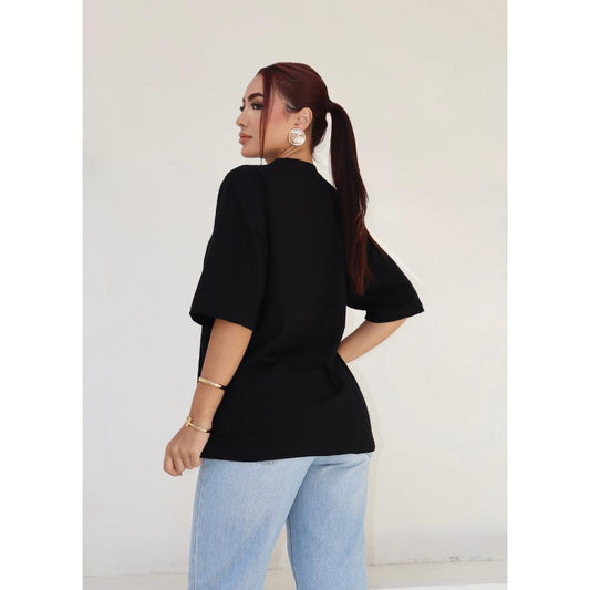Camiseta Feminina Estampada Tomate Oversized