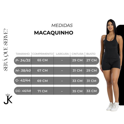 Kit 2 Macaquinhos X Longo e Curto Esportivo Feminino Academia Alça Larga Suplex Elástico Forrado