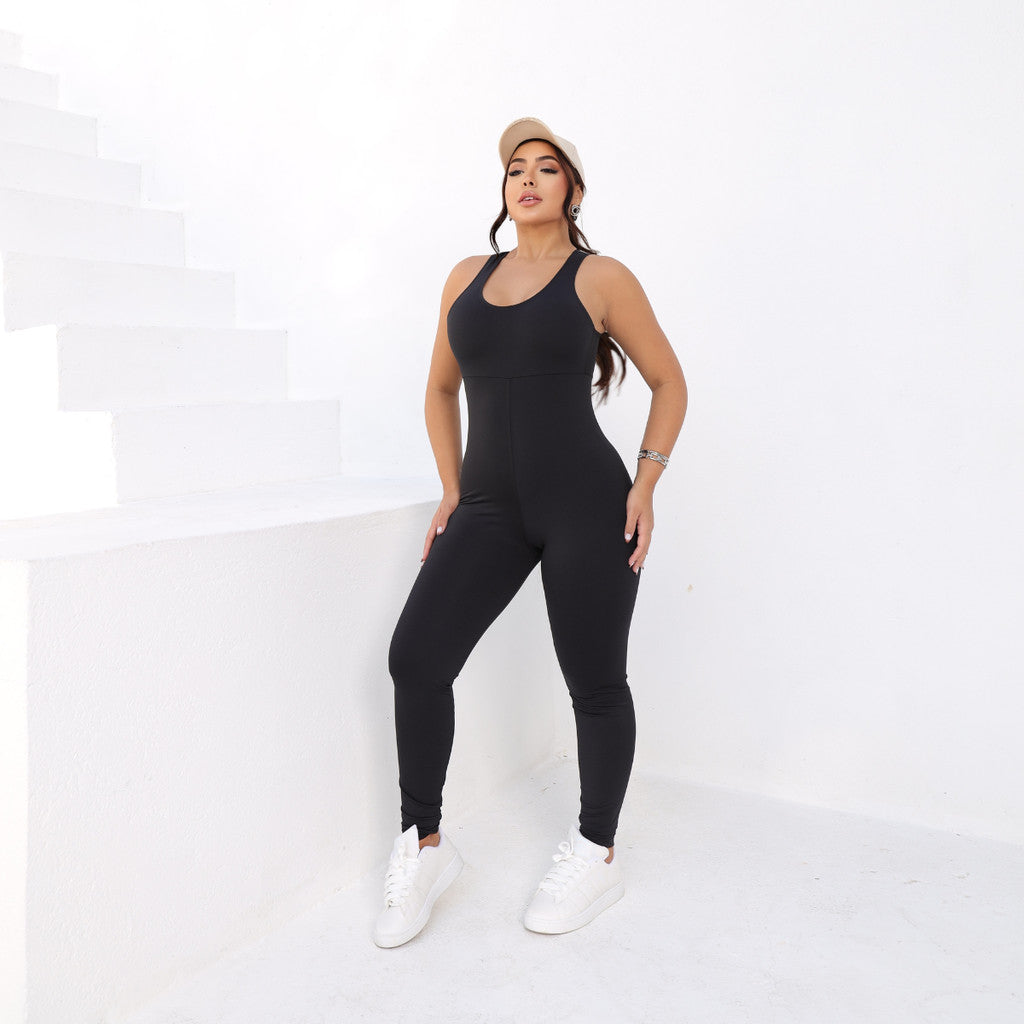 Macacão Longo X Costas Cruzadas